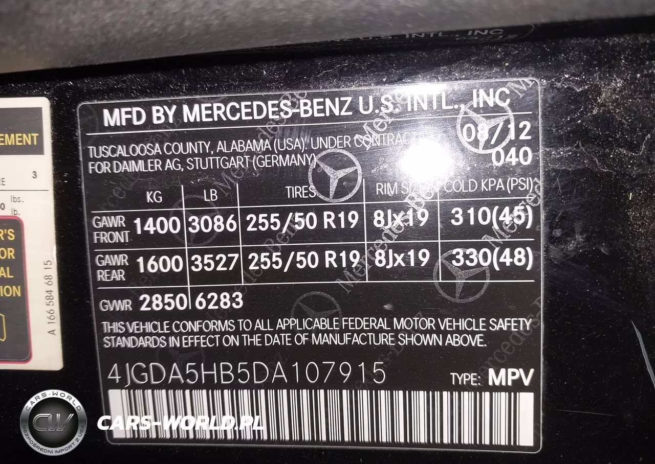 2013 Mercedes-Benz Ml 350 4Matic VIN:4JGDA5HB5DA107915 - 9