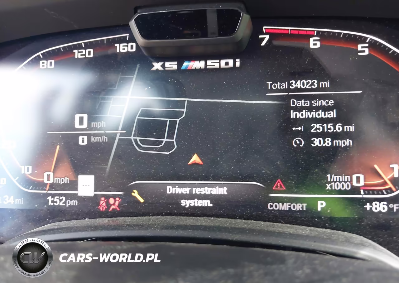 2021 BMW X5 M50I VIN:5UXJU4C08M9G29116 - 7