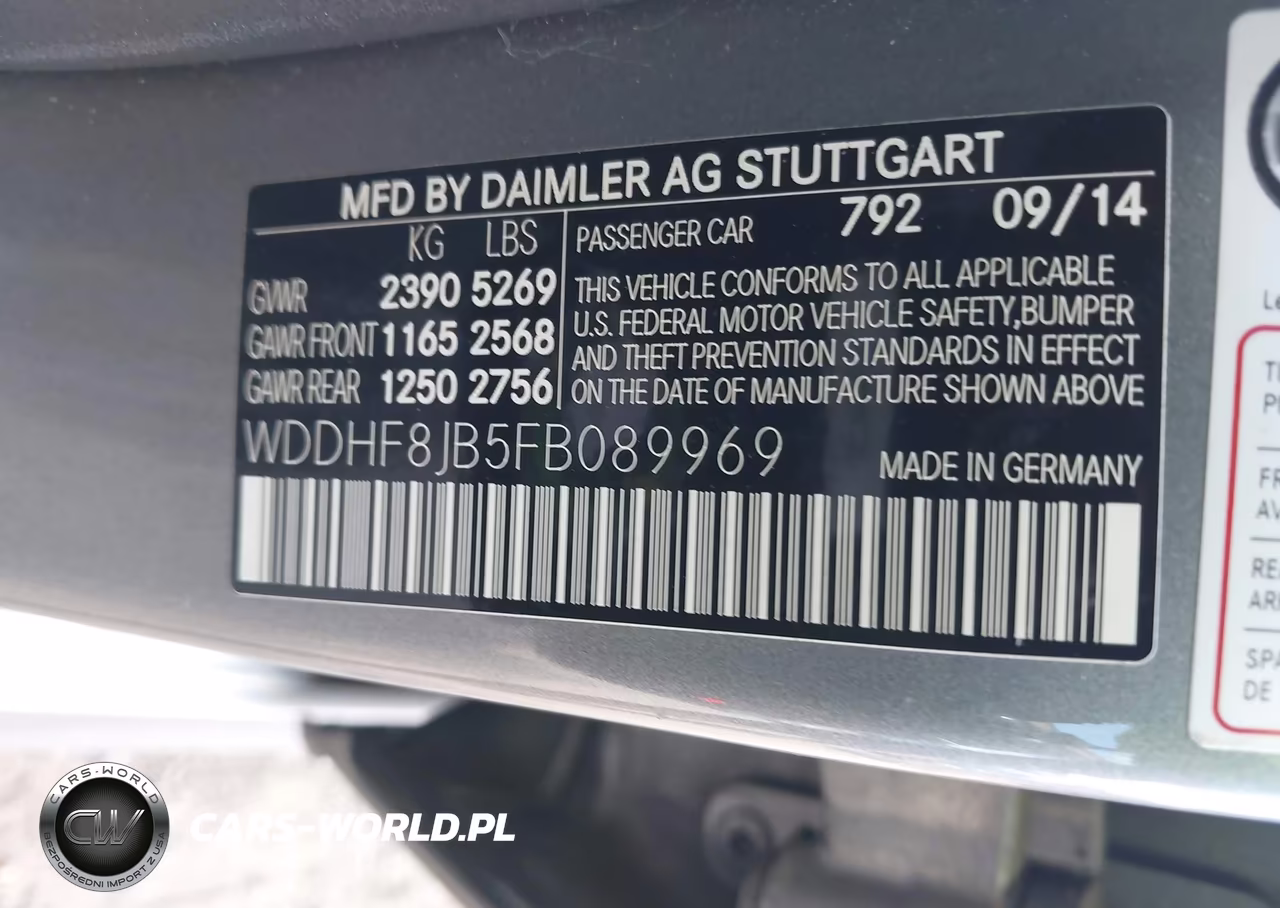 2015 Mercedes-Benz E 350 4Matic VIN:WDDHF8JB5FB089969 - 9