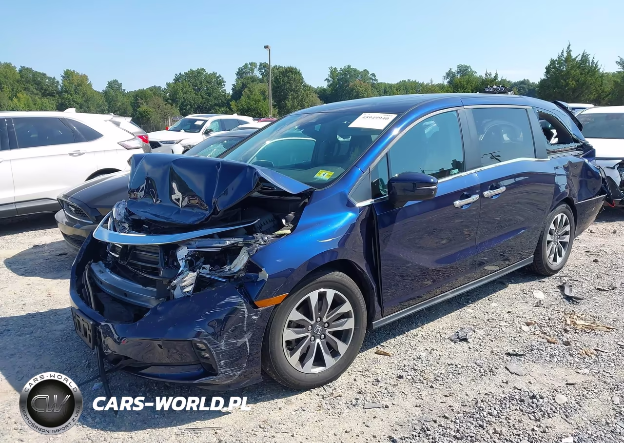 2022 Honda Odyssey Ex-L VIN:5FNRL6H73NB007911 - 2