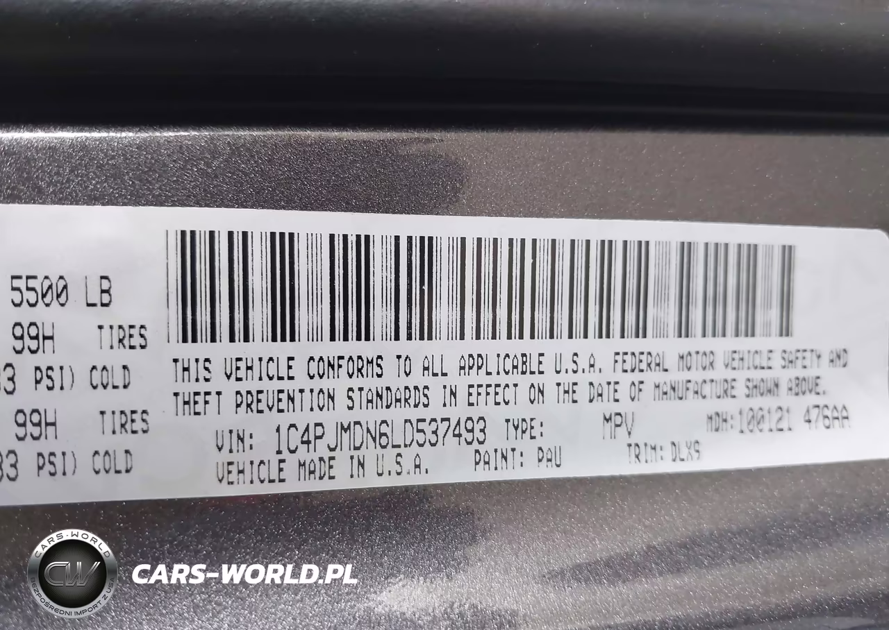 2020 Jeep Cherokee High Altitude 4X4 VIN:1C4PJMDN6LD537493 - 9