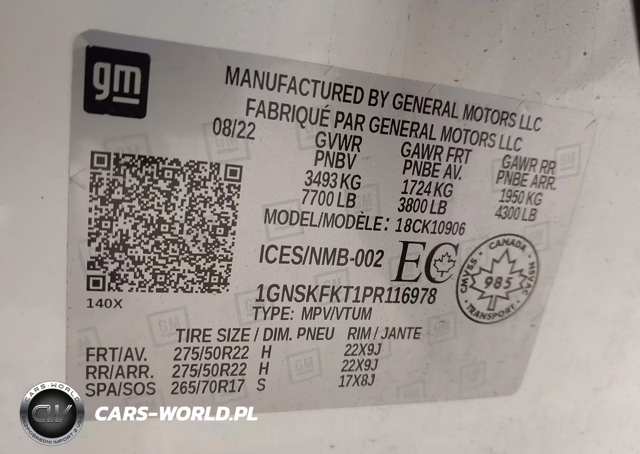 2023 Chevrolet Suburban Premier VIN:1GNSKFKT1PR116978 - 9