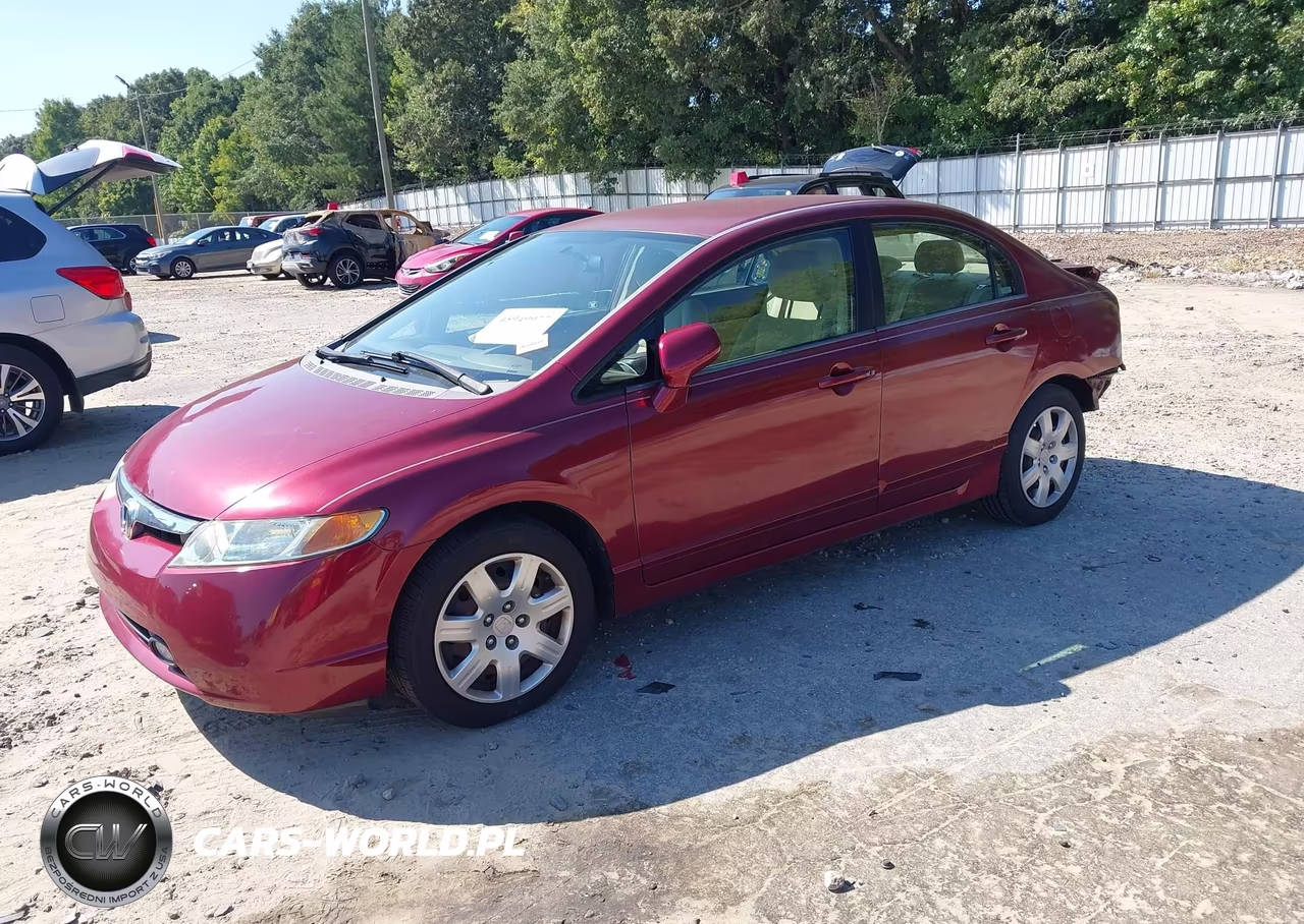 2007 Honda Civic Lx VIN:1HGFA16567L106155 - 2