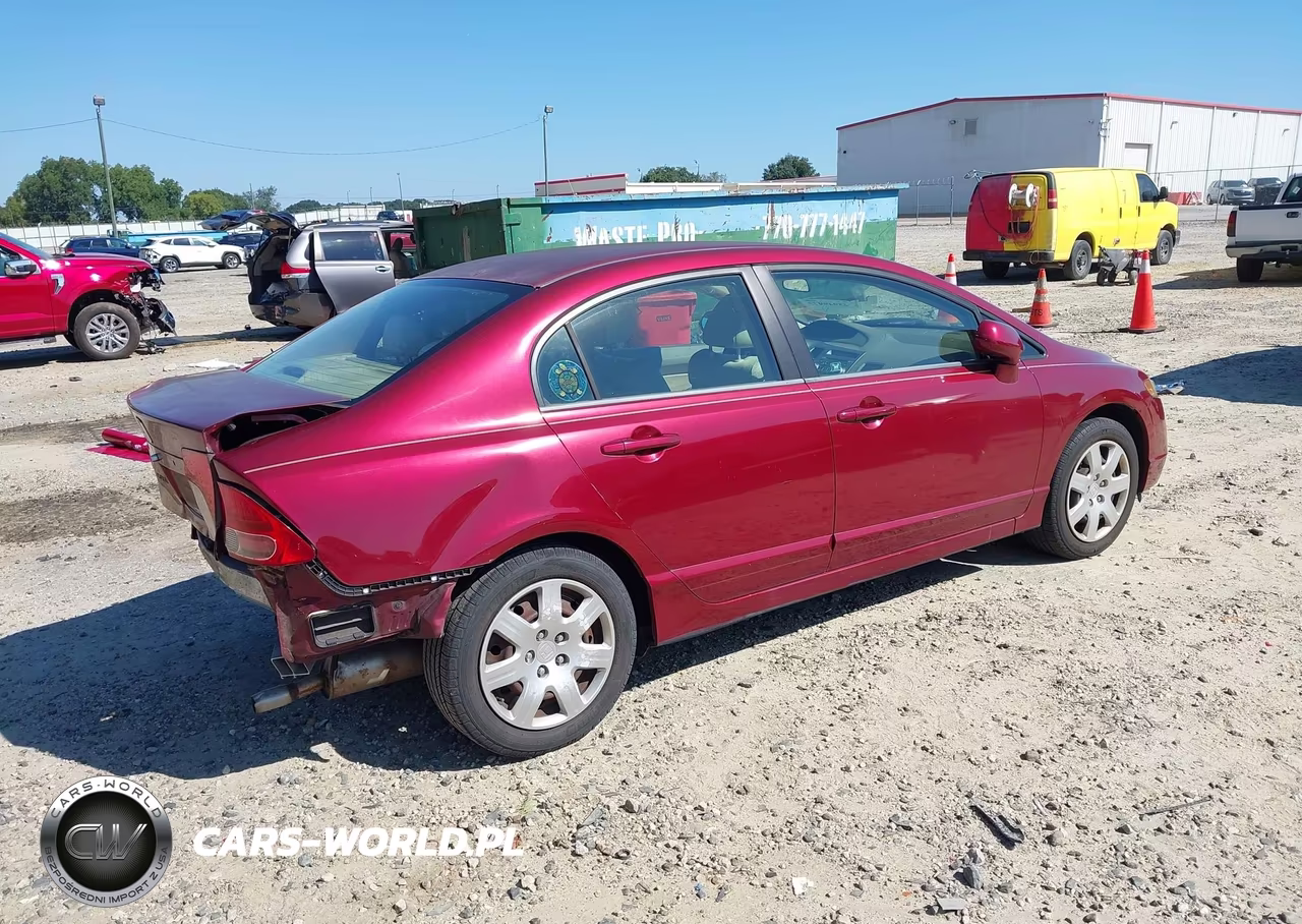 2007 Honda Civic Lx VIN:1HGFA16567L106155 - 4