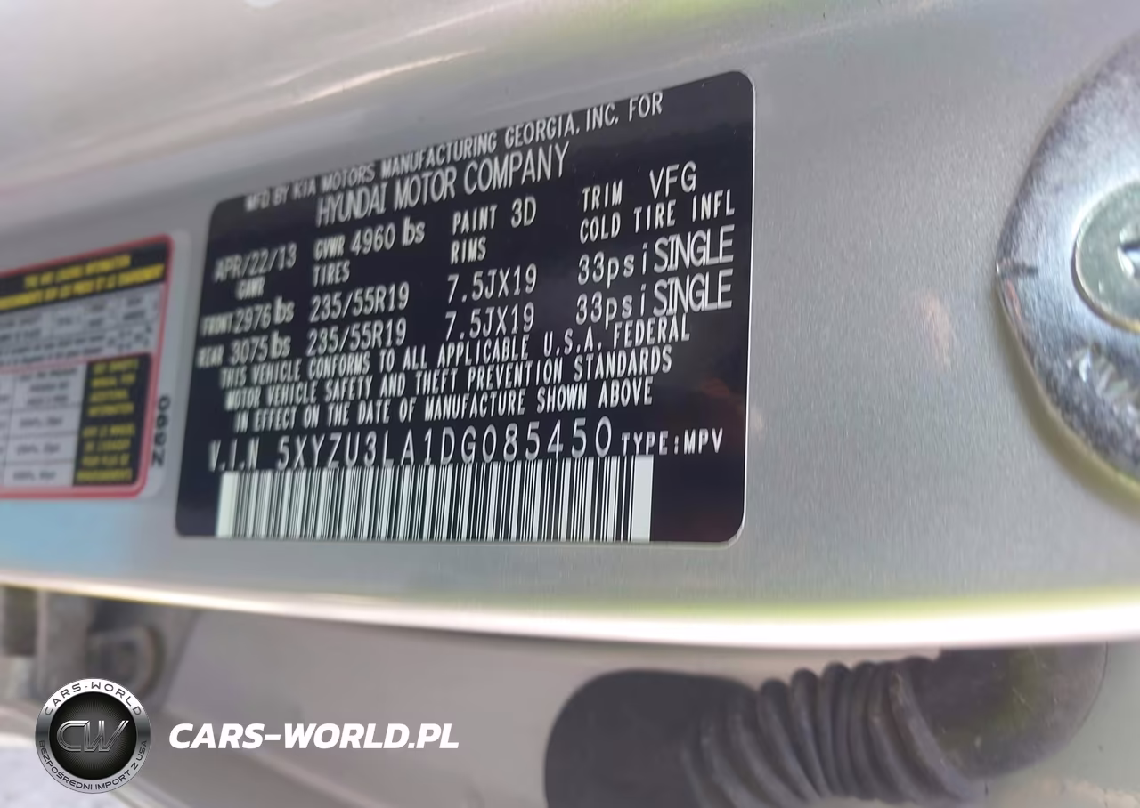 2013 Hyundai Santa Fe Sport 2.0T VIN:5XYZU3LA1DG085450 - 9