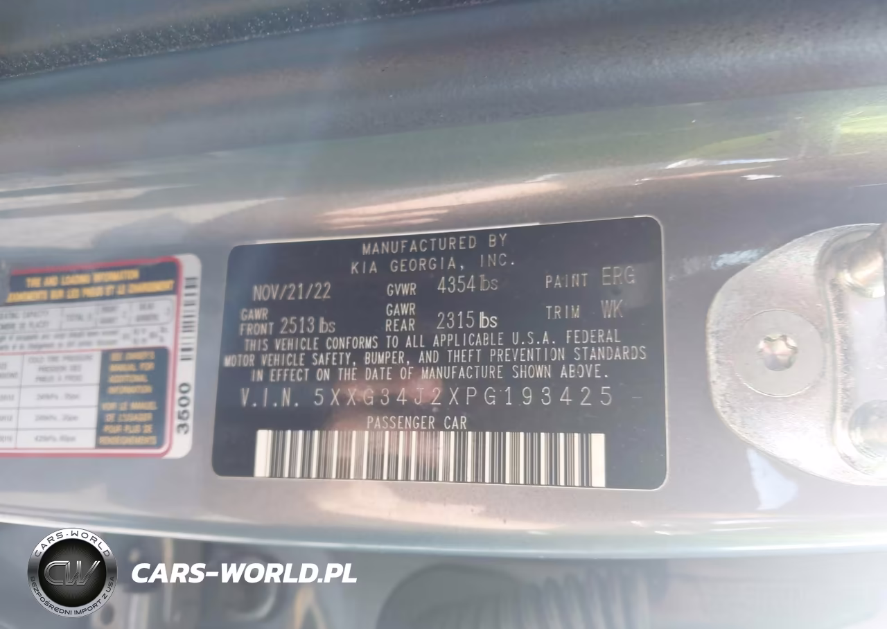 2023 Kia K5 Ex VIN:5XXG34J2XPG193425 - 9