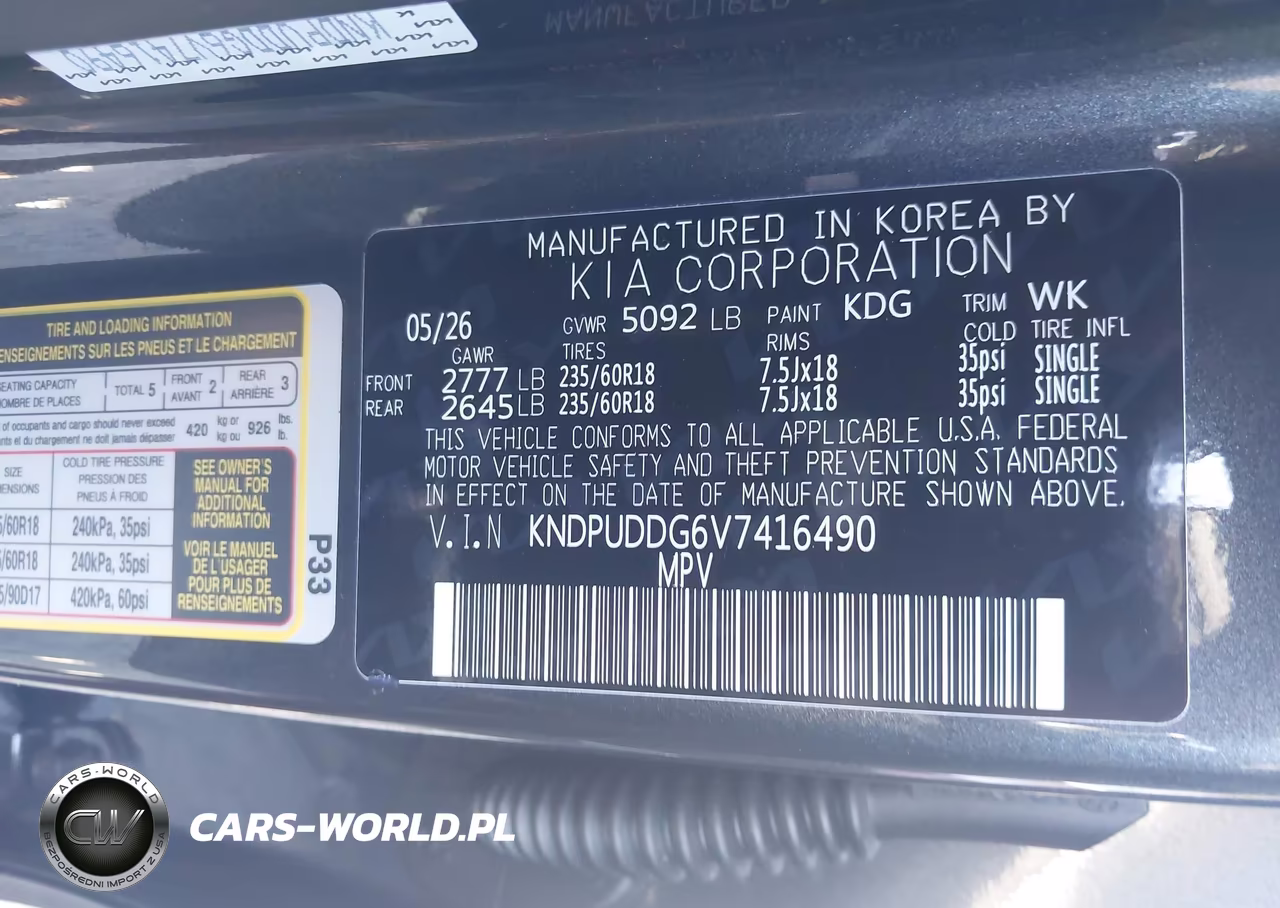 2027 Kia Sportage Hybrid VIN:KNDPUDDG6V7416490 - 9