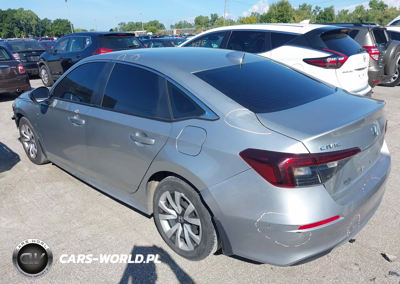 2026 Honda Civic Lx VIN:2HGFE2F29TH522157 - 3