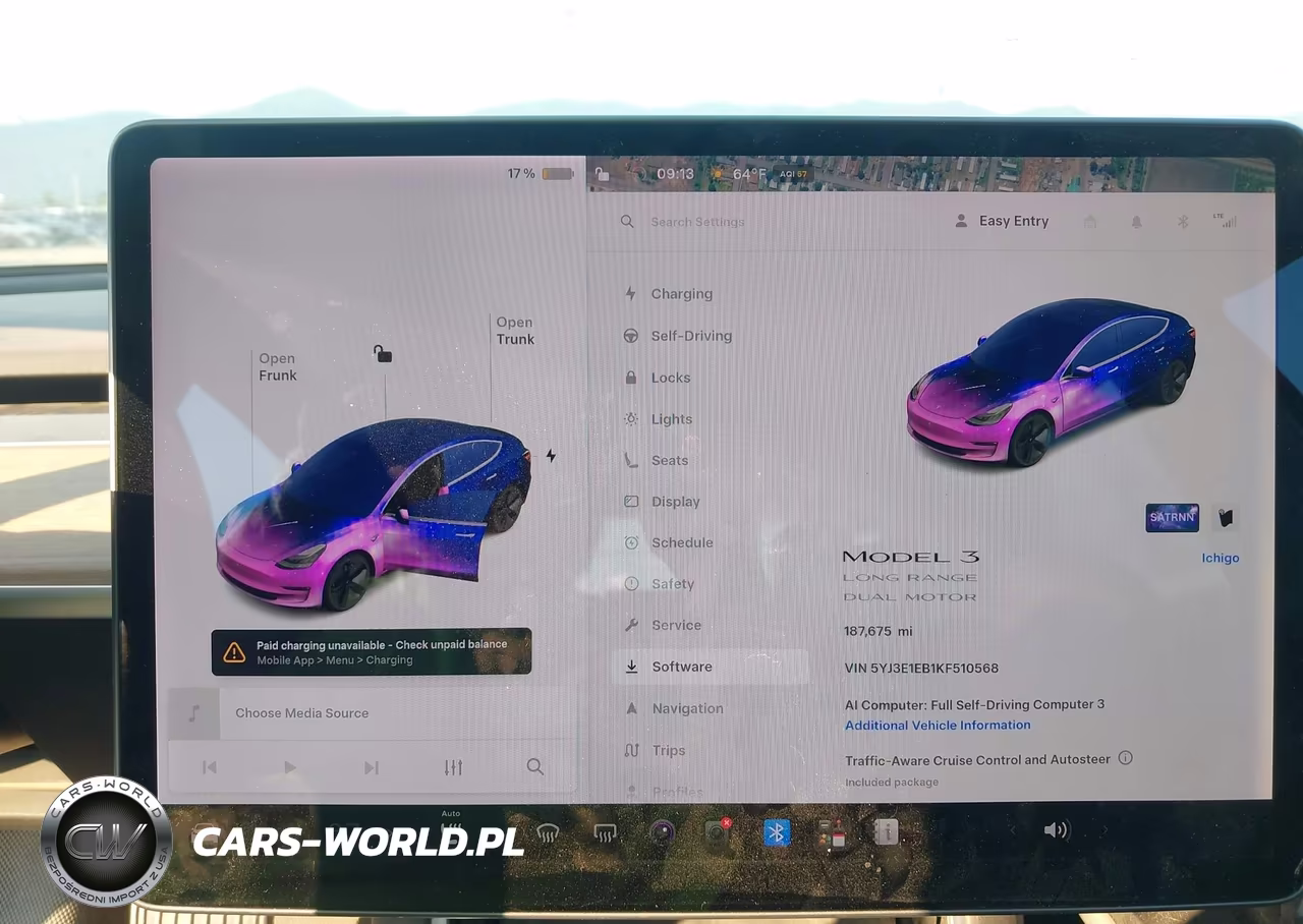 2019 Tesla Model 3 Long Range-Performance VIN:5YJ3E1EB1KF510568 - 7