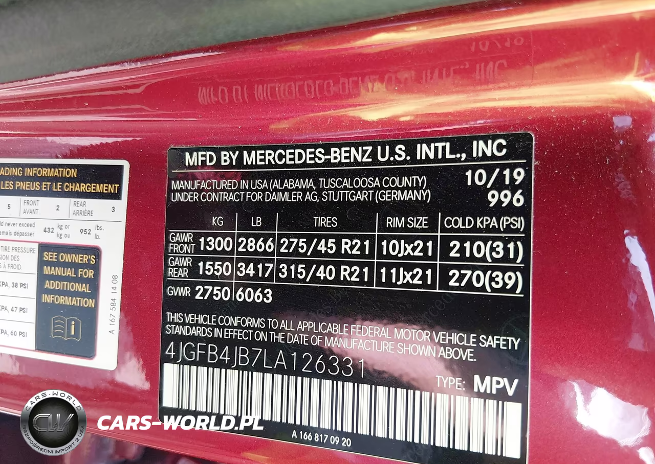 2020 Mercedes-Benz Gle 350 VIN:4JGFB4JB7LA126331 - 9