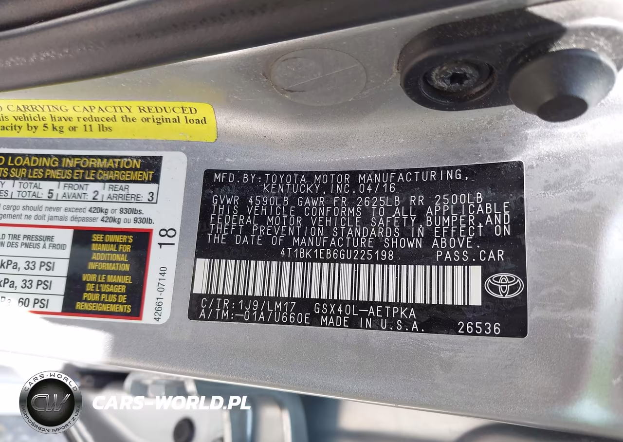 2016 Toyota Avalon Limited VIN:4T1BK1EB6GU225198 - 9