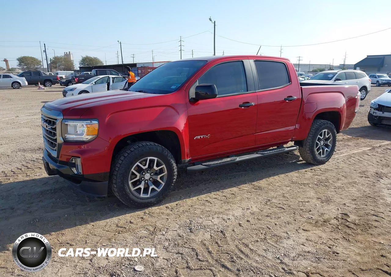 2021 GMC Canyon 4Wd Short Box At4 - Leather VIN:1GTG6FEN9M1124451 - 2