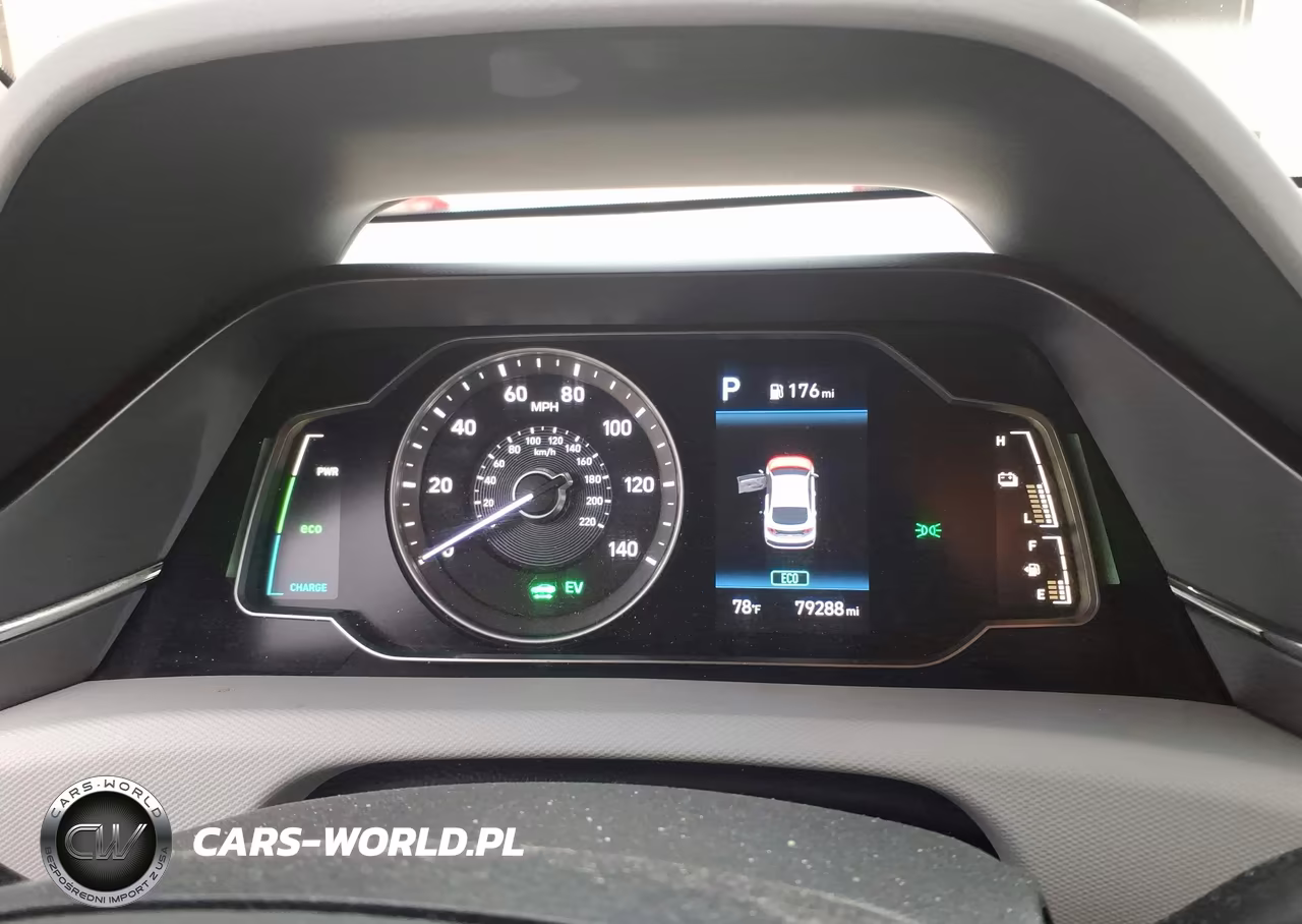 2020 Hyundai Ioniq Hybrid Blue VIN:KMHC65LC1LU217676 - 7