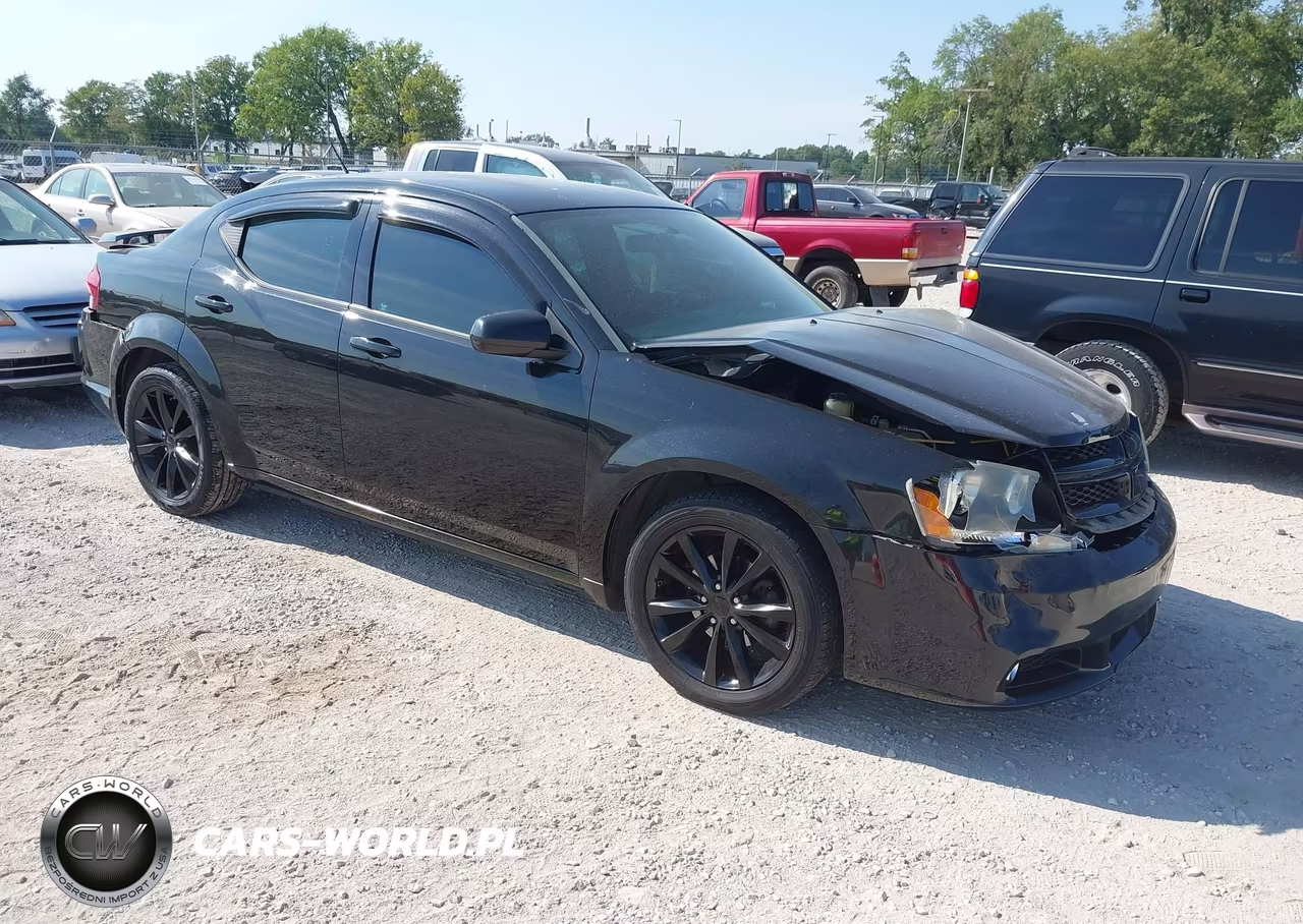 2014 Dodge Avenger Sxt VIN:1C3CDZCG5EN177494 - 1