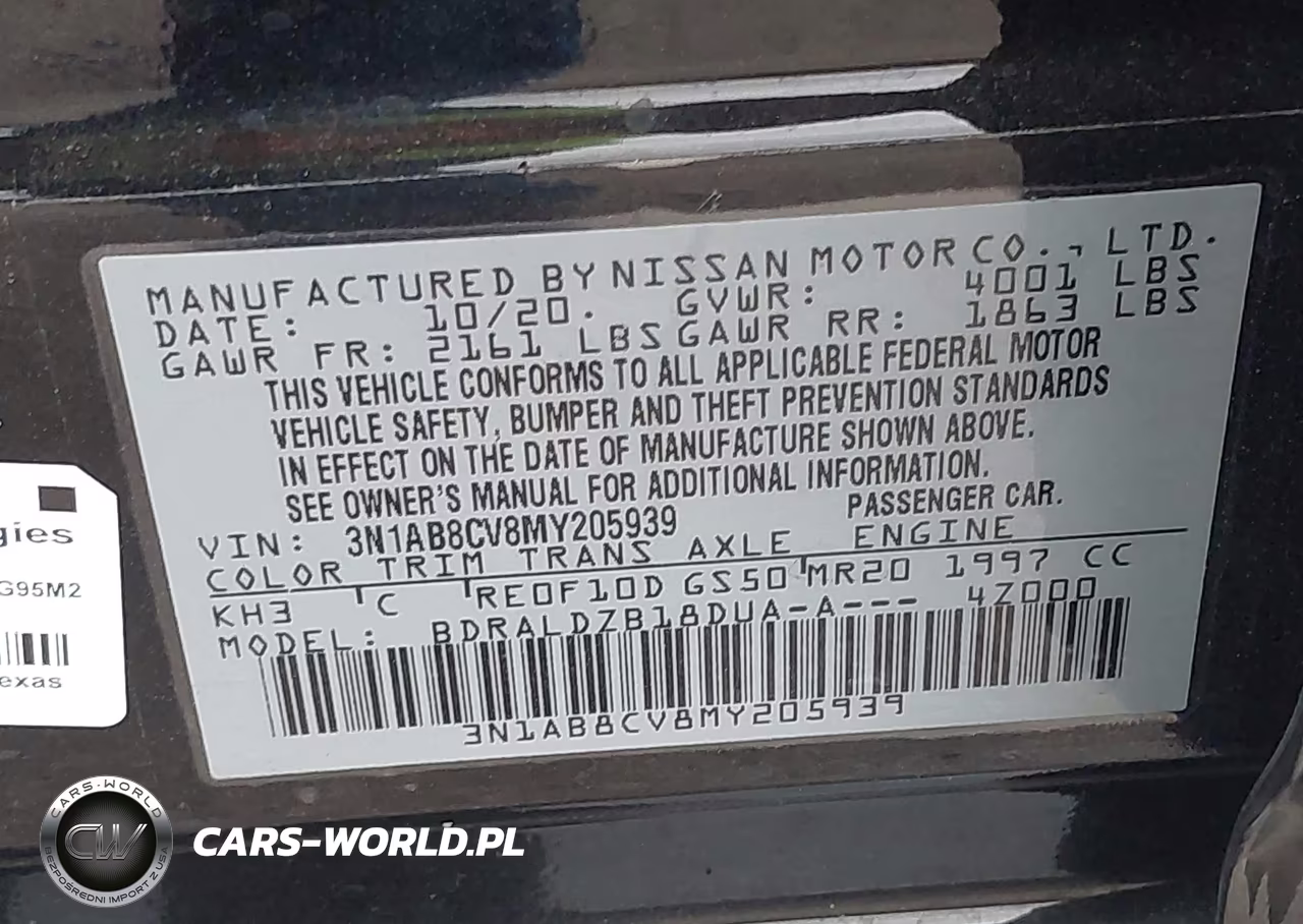 2021 Nissan Sentra Sv Xtronic Cvt VIN:3N1AB8CV8MY205939 - 9
