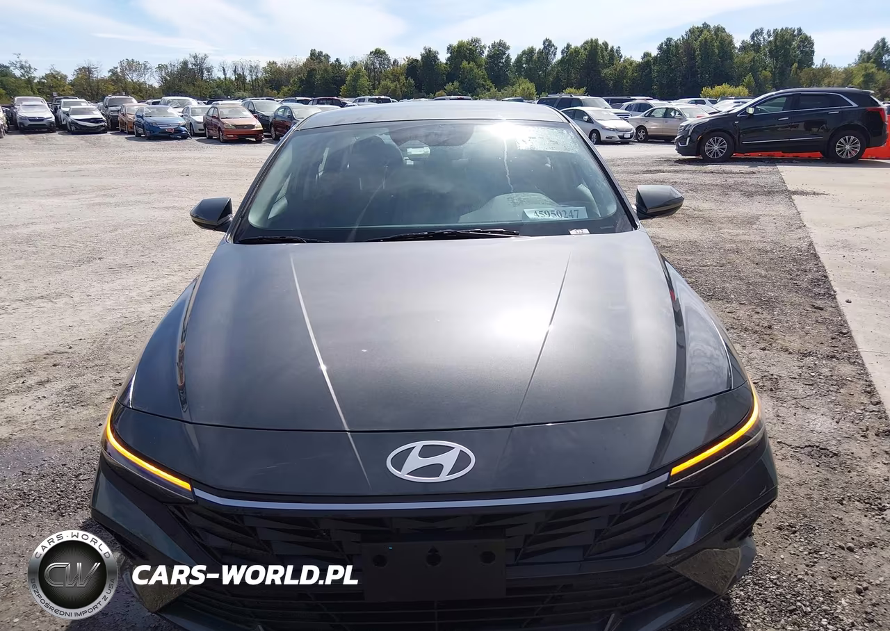 2025 Hyundai Elantra Hybrid Blue VIN:KMHLM4DJ1SU172962 - 14
