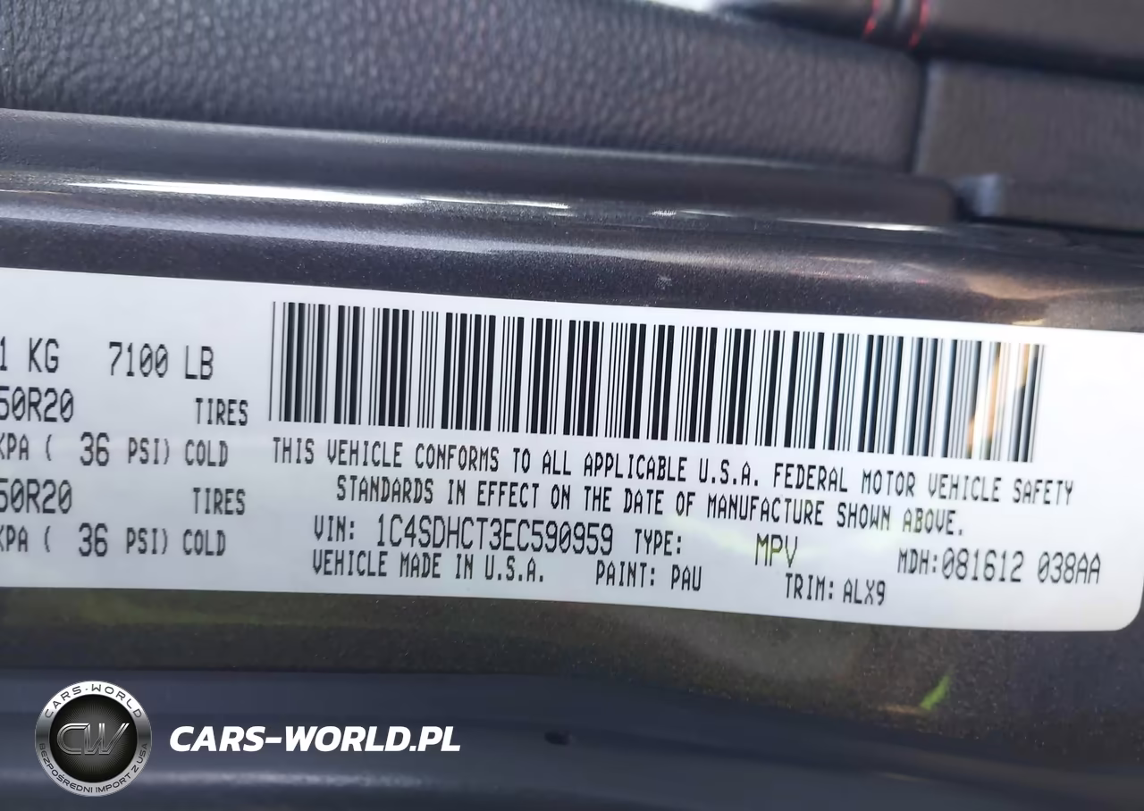 2014 Dodge Durango R-T VIN:1C4SDHCT3EC590959 - 9