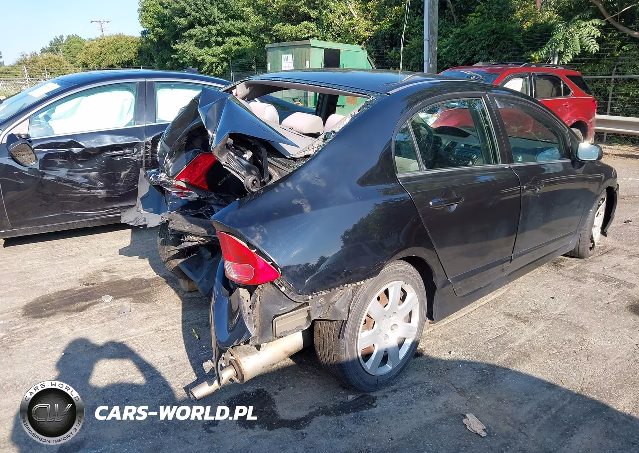 2007 Honda Civic Lx VIN:1HGFA16537L040731 - 4