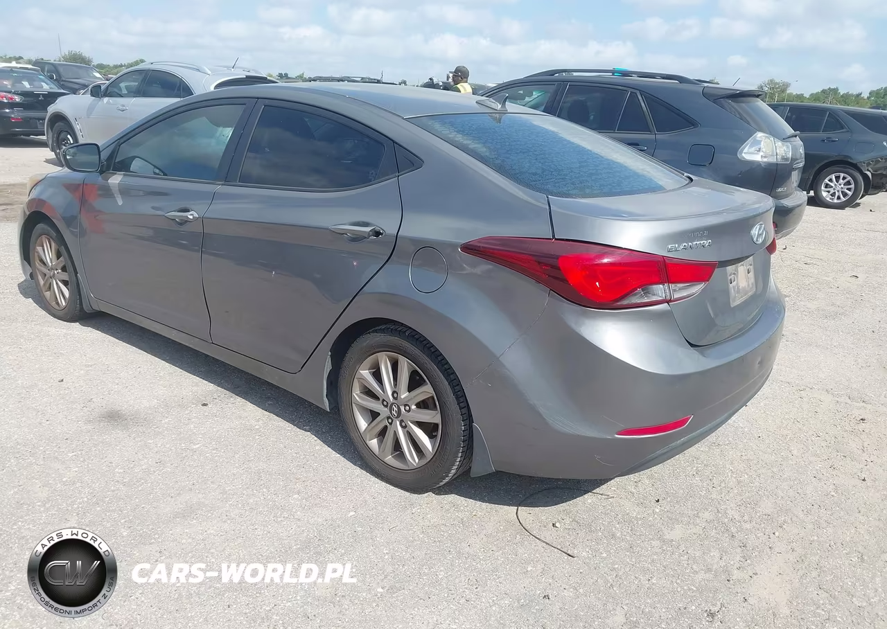 2014 Hyundai Elantra Se VIN:5NPDH4AE6EH499456 - 3