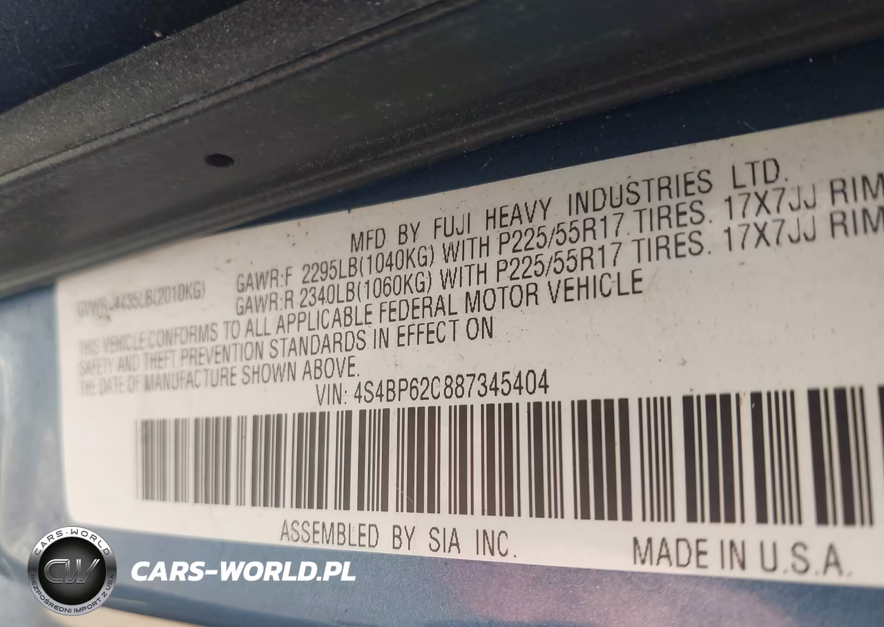 2008 Subaru Outback 2.5I Limited-2.5I Limited L.l. Bean Edition VIN:4S4BP62C887345404 - 9