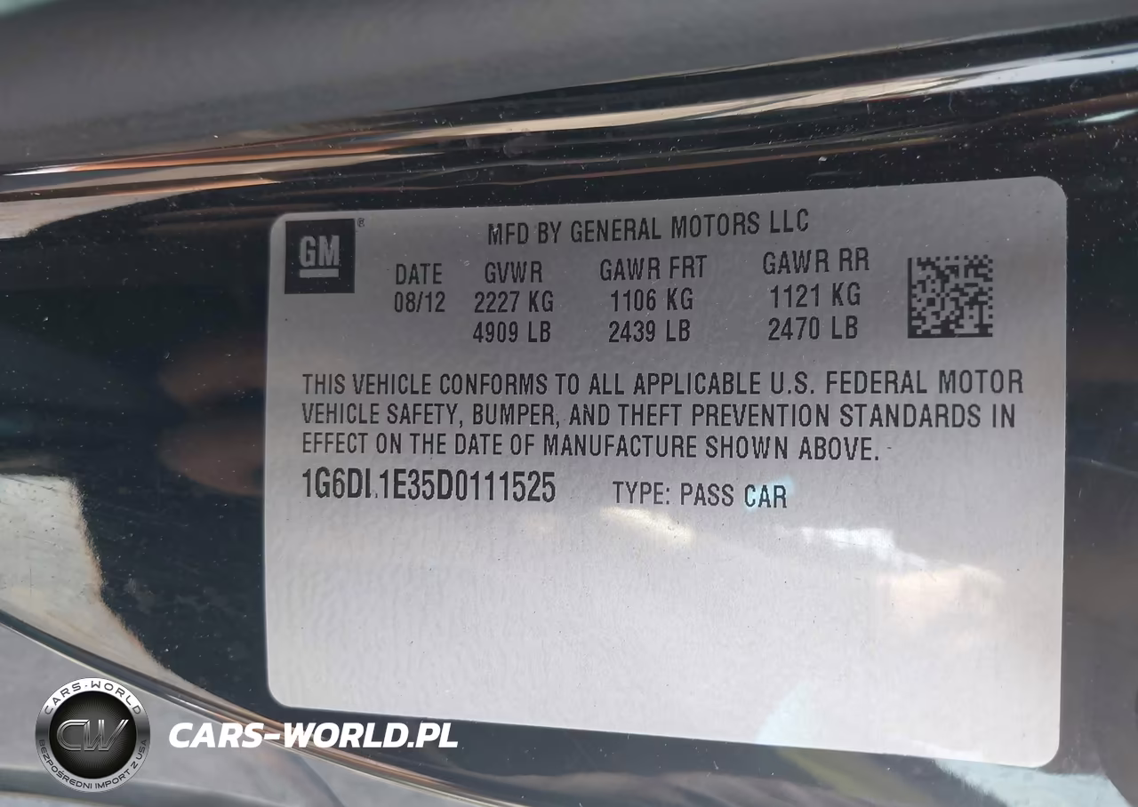 2013 Cadillac Cts Performance VIN:1G6DL1E35D0111525 - 9