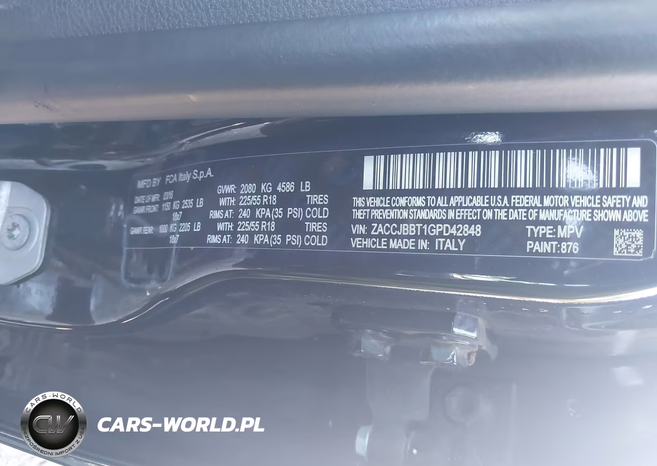 2016 Jeep Renegade Latitude VIN:ZACCJBBT1GPD42848 - 9