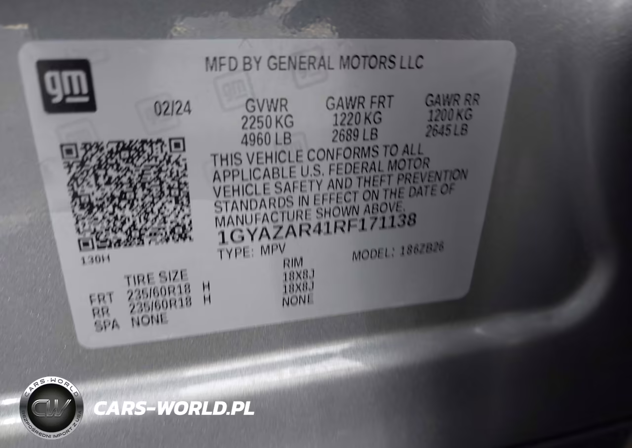 2024 Cadillac Xt4 Fwd Luxury VIN:1GYAZAR41RF171138 - 9
