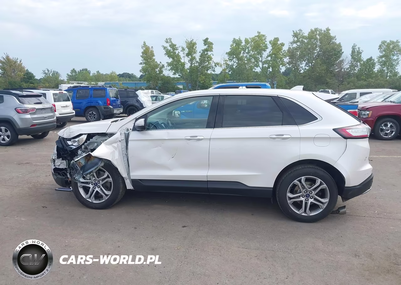 2017 Ford Edge Titanium VIN:2FMPK4K89HBB51637 - 14