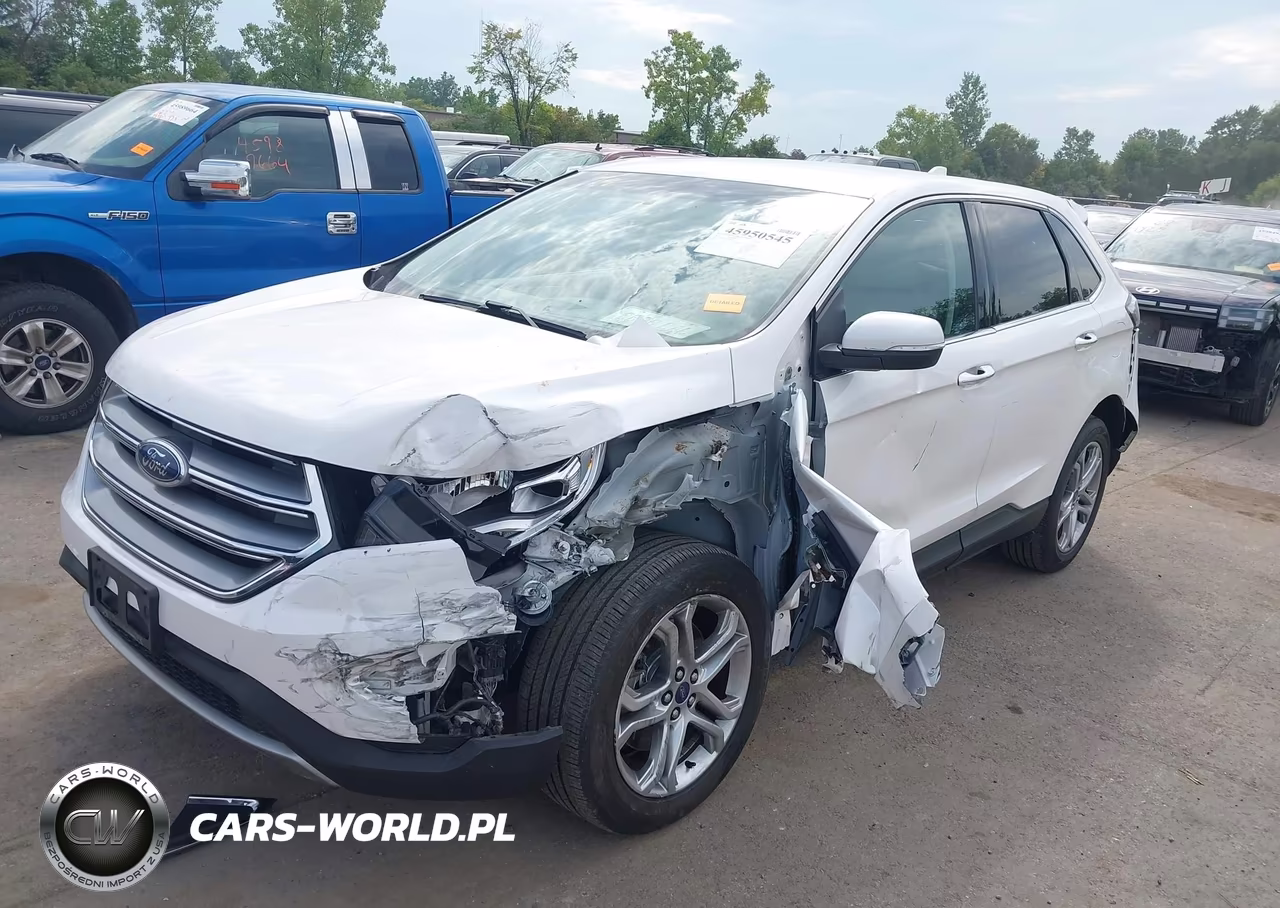 2017 Ford Edge Titanium VIN:2FMPK4K89HBB51637 - 2