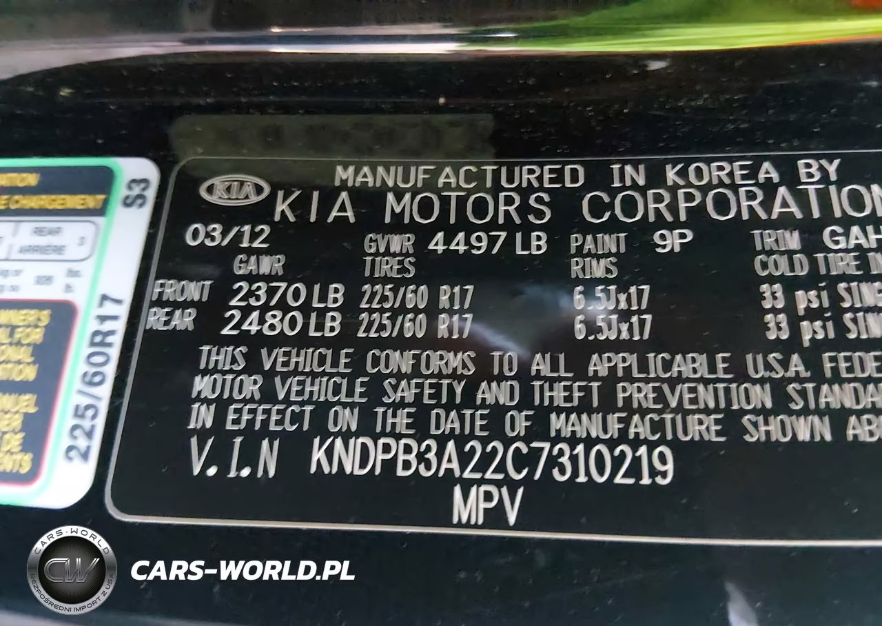 2012 Kia Sportage Lx VIN:KNDPB3A22C7310219 - 9