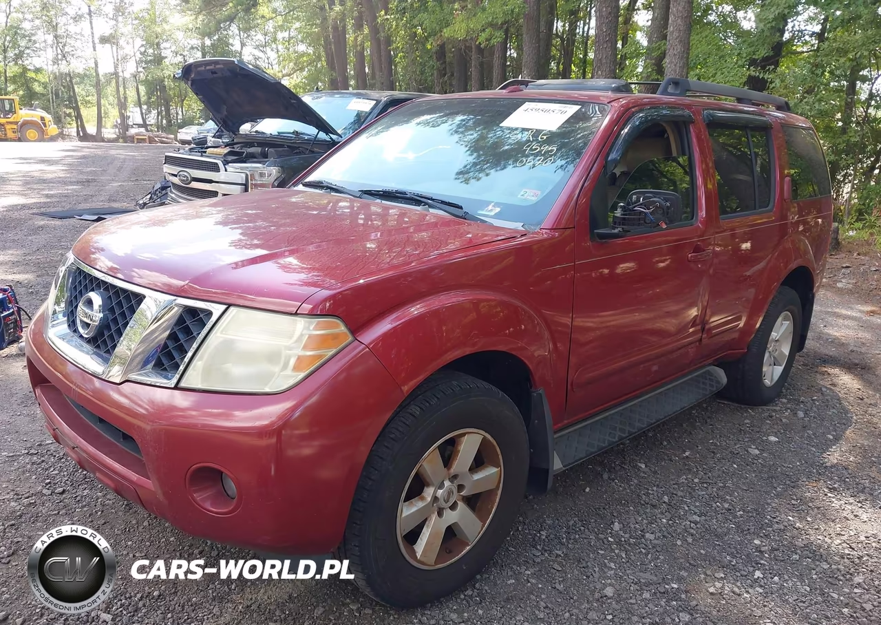 2008 Nissan Pathfinder Se VIN:5N1AR18B98C652594 - 2