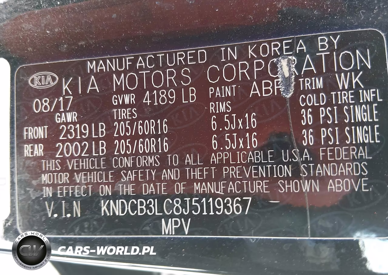 2018 Kia Niro Lx VIN:KNDCB3LC8J5119367 - 9