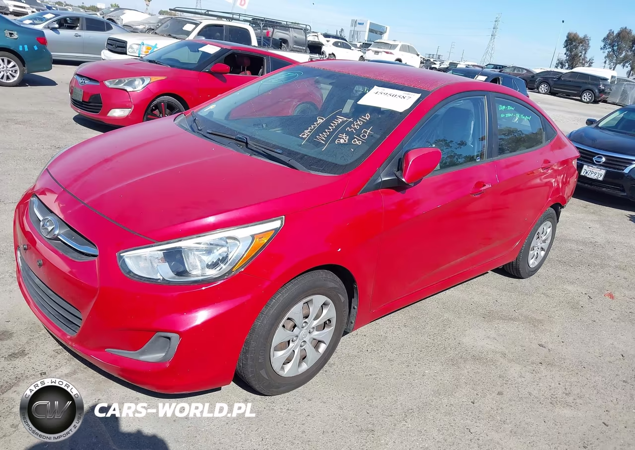 2015 Hyundai Accent Gls VIN:KMHCT4AE7FU819672 - 2
