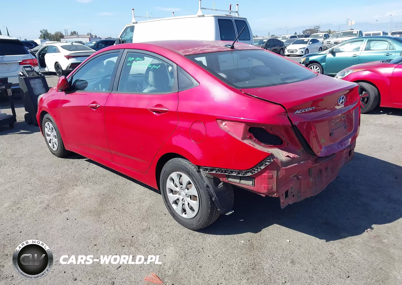 2015 Hyundai Accent Gls VIN:KMHCT4AE7FU819672 - 3