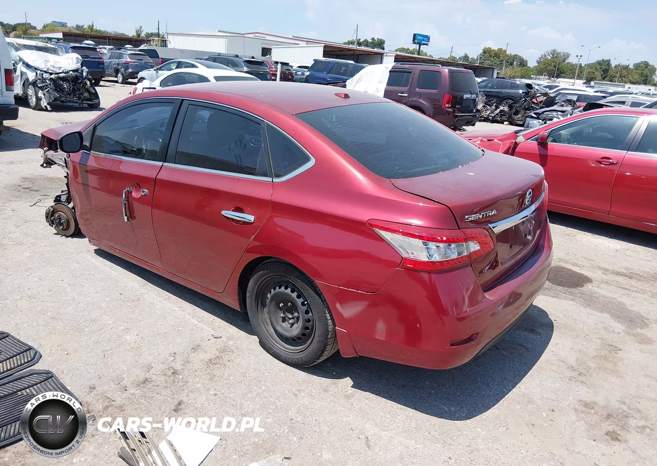 2015 Nissan Sentra Sv VIN:3N1AB7AP9FL690722 - 3