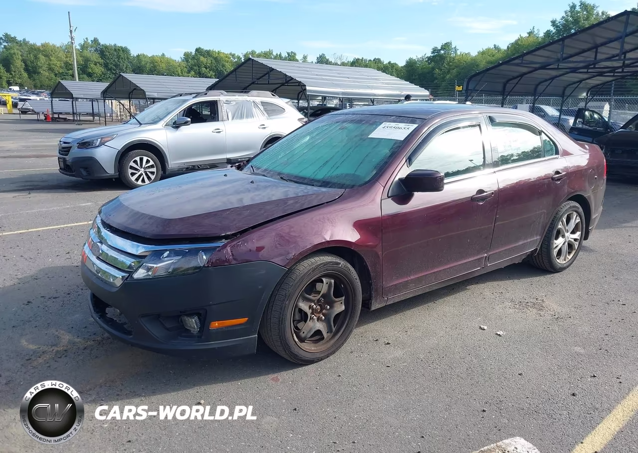 2012 Ford Fusion Se VIN:3FAHP0HA0CR227744 - 2