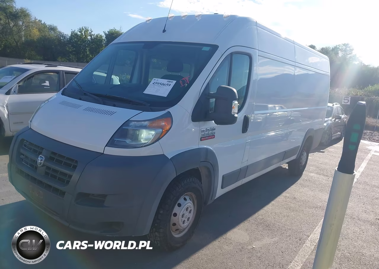 2015 Ram Promaster 3500 High Roof VIN:3C6URVJG3FE506820 - 2