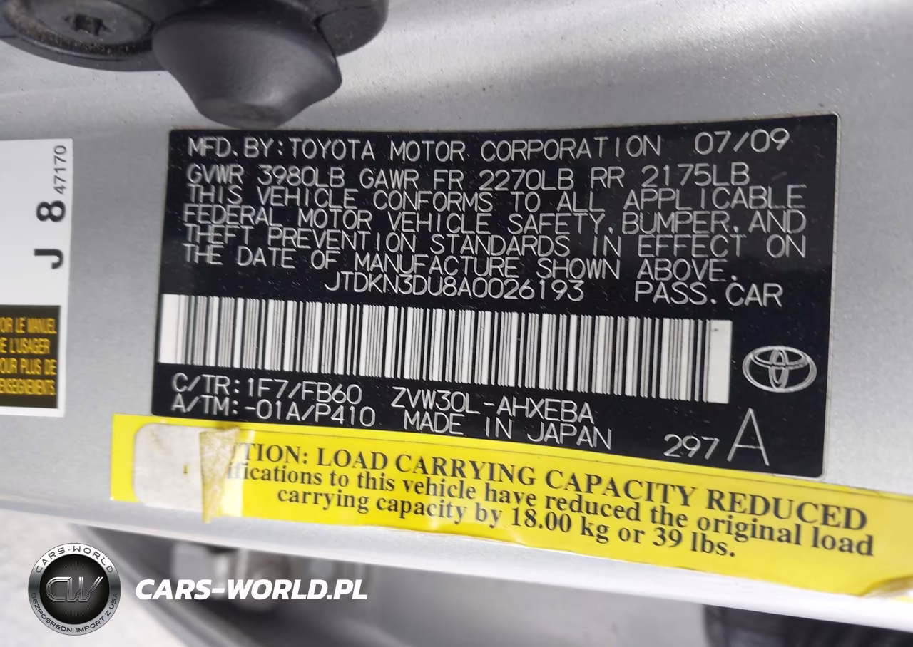2010 Toyota Prius Ii VIN:JTDKN3DU8A0026193 - 9