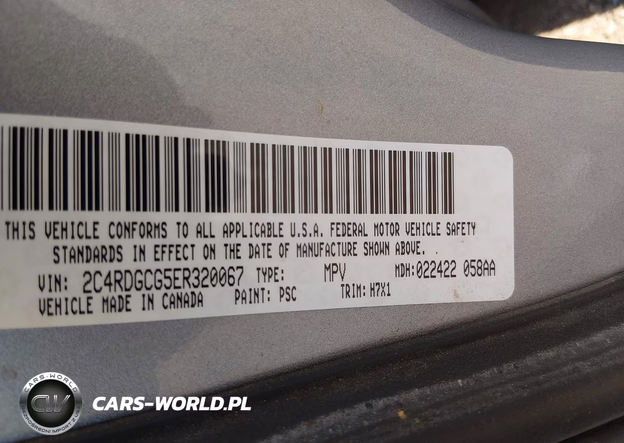 2014 Dodge Grand Caravan Sxt VIN:2C4RDGCG5ER320067 - 9