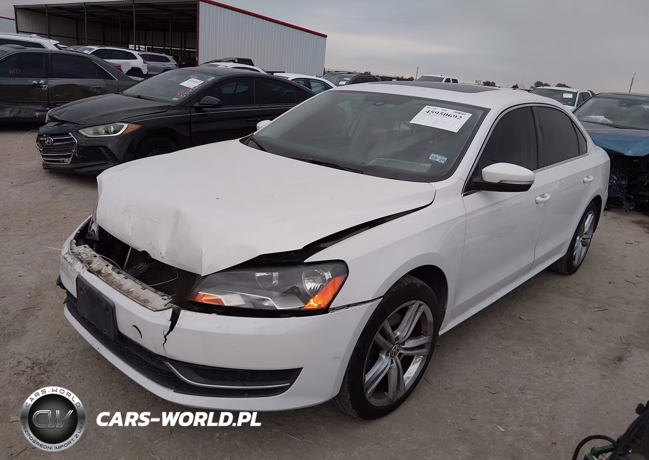 2014 Volkswagen Passat 2.5L Se VIN:1VWBP7A3XEC015128 - 2