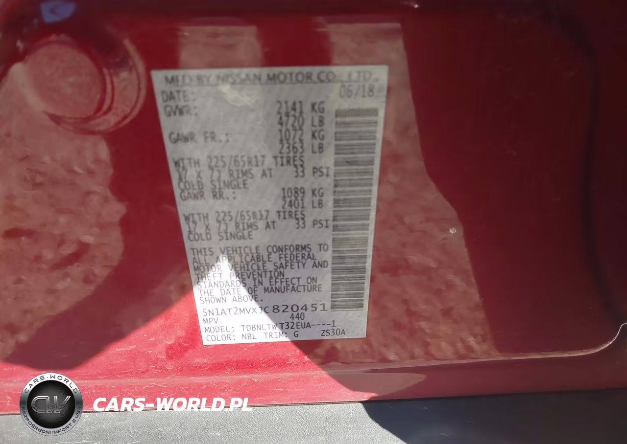 2018 Nissan Rogue Sv VIN:5N1AT2MVXJC820451 - 9