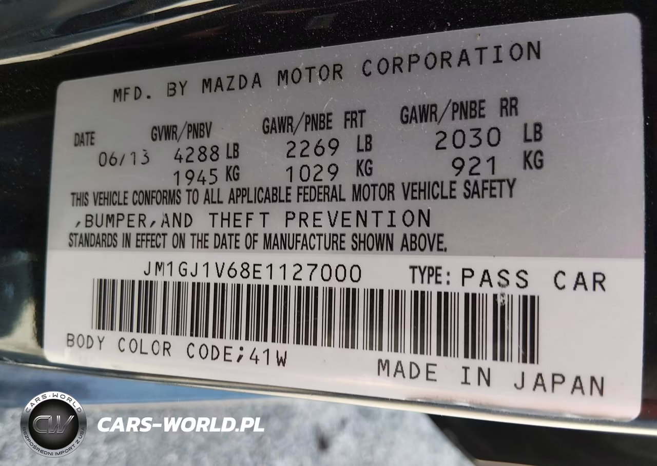 2014 Mazda Mazda6 I Touring VIN:JM1GJ1V68E1127000 - 9
