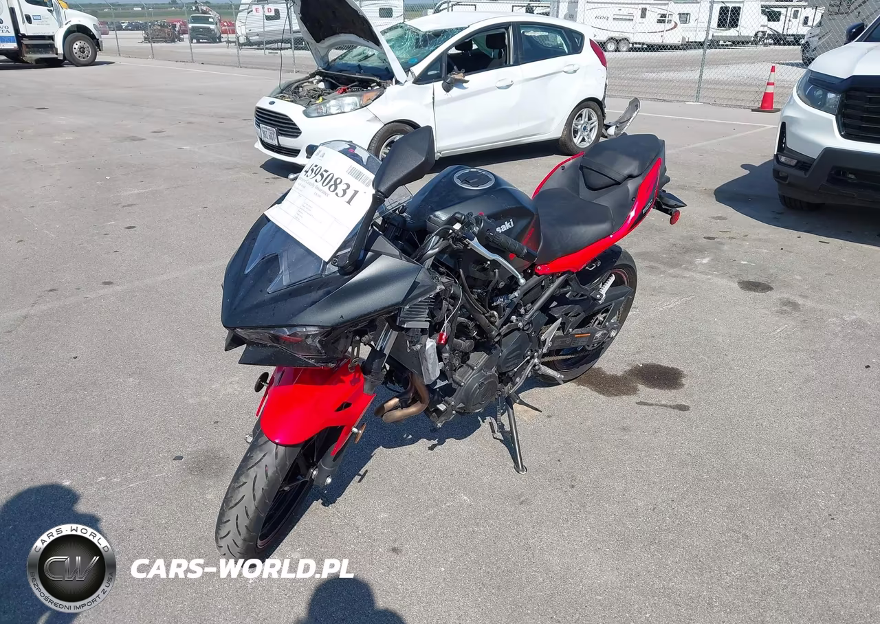 2025 Kawasaki Ex500 VIN:ML5EXGG10SDA66601 - 2