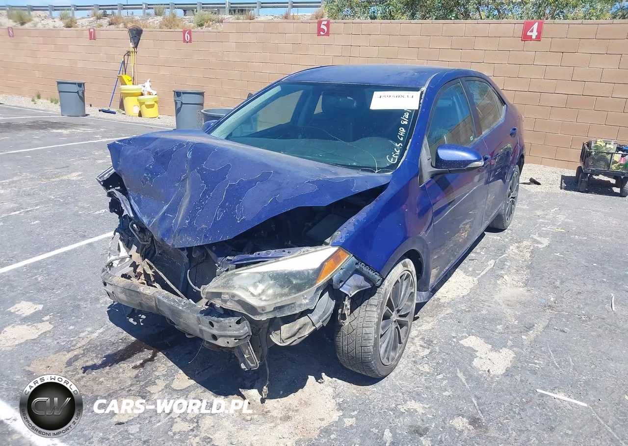 2015 Toyota Corolla S Plus VIN:5YFBURHE6FP331536 - 2