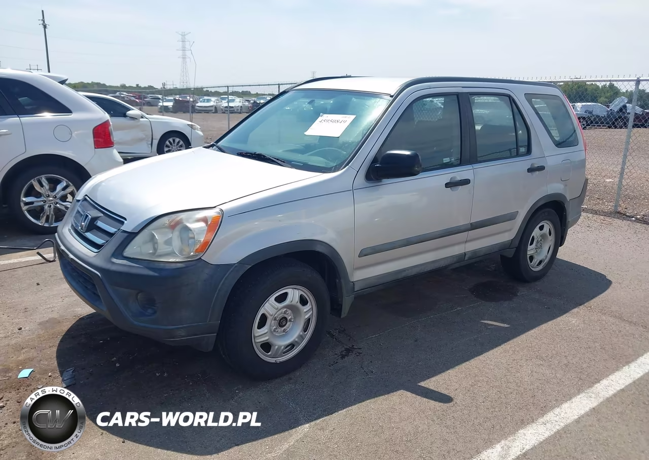 2006 Honda Cr-V Lx VIN:SHSRD68556U405546 - 2