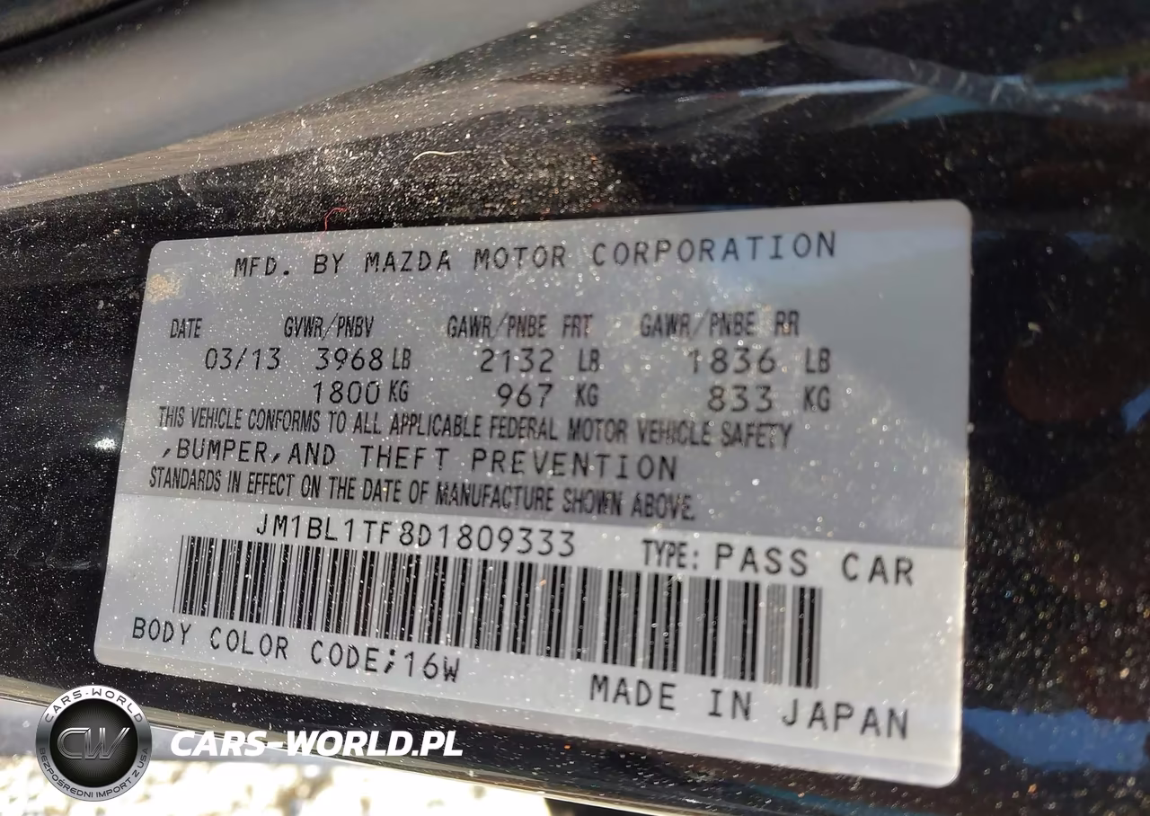 2013 Mazda Mazda3 I Sv VIN:JM1BL1TF8D1809333 - 9