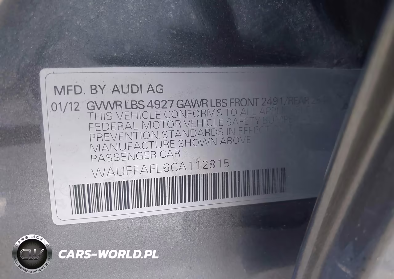 2012 Audi A4 2.0T Premium Plus VIN:WAUFFAFL6CA112815 - 9