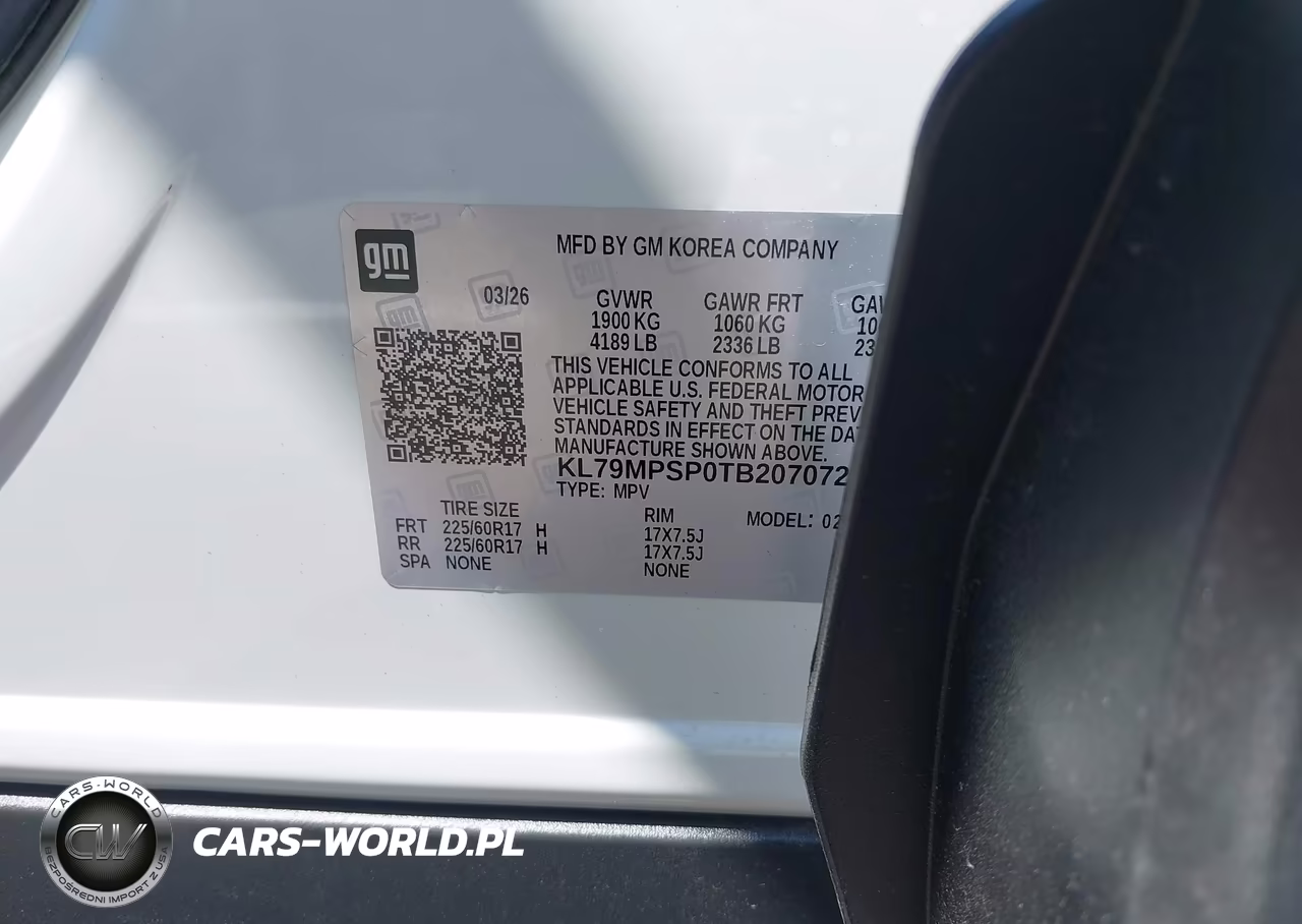 2026 Chevrolet Trailblazer Lt VIN:KL79MPSP0TB207072 - 9