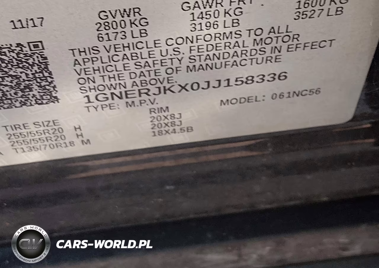 2018 Chevrolet Traverse Rs VIN:1GNERJKX0JJ158336 - 9