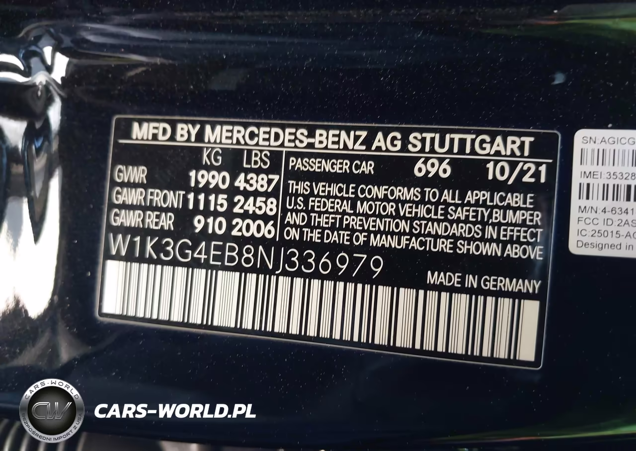 2022 Mercedes-Benz A 220 VIN:W1K3G4EB8NJ336979 - 9